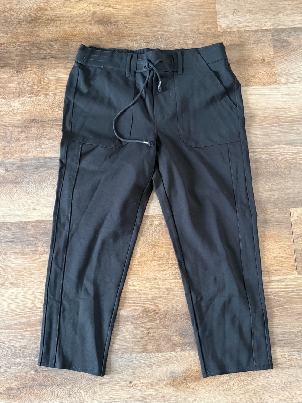 Democracy Black Women's Drawstring Jogger Pants